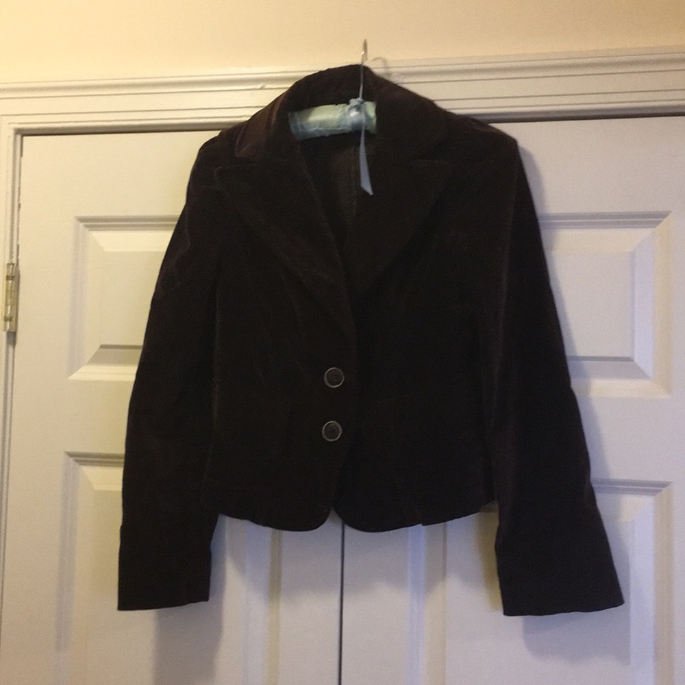 Banana Republic velvet blazer. Size 0. EUC.